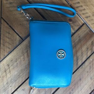 Tory Burch Blue Wallet